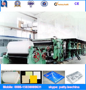 1575 mm multi-dryer <span class=keywords><strong>can</strong></span> and double-cylinder mould 10 tons per days capacity Cul de the paper machine - Product Image 1