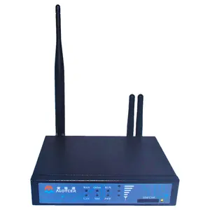 Alotcer创新工业4G路由器，带2个lan端口rs232 rs485 vpn 4g sim卡，用于自动售货机