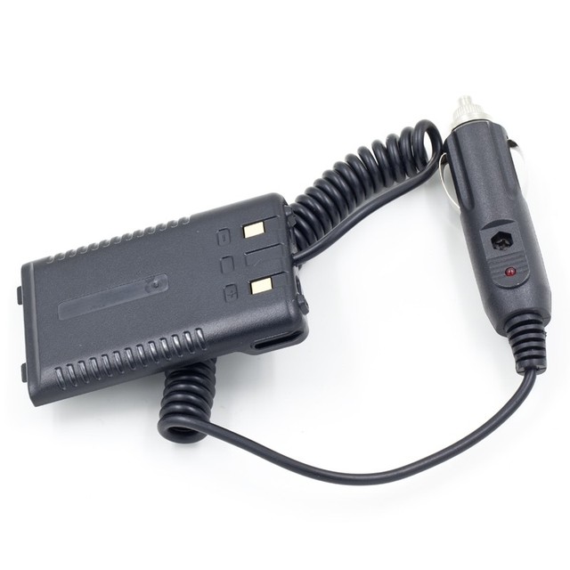 BAOFENG BF-UVB2 Plus UV-T8 Car Recharger Vehicle Battery Eliminator for Walkie Talkie Dual Band Two Way Radio