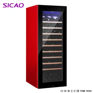 コンプレッサー低eガラス赤ワイン収納ファン冷却飲料とワインクーラー冷蔵庫冷蔵庫