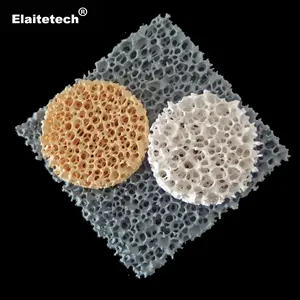 Zirconia ZrO2 Zirconium oxide ceramic foam filter for steel investment casting