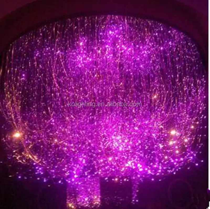 Fantastic colorful led a fiber ottiche sparkle lampadari e lampade a sospensione