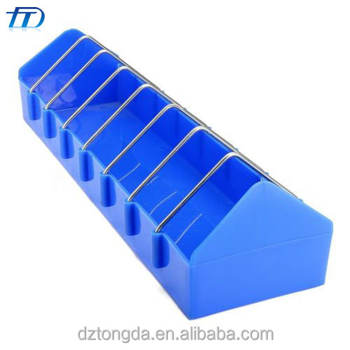 Оборудование для птицы, пластиковая кормушка для голубей через длинную кормушку для птиц, перепелов и голубей