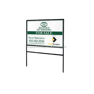 Real Estate Metal Angle Post Garden Yard Sign Frame - Product Image 2