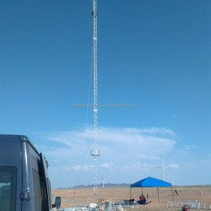 Tháp viễn thông wifi bằng sắt mạ kẽm nhúng nóng có dây giữ ăng-ten và giá đỡ ăng-ten - Product Image 4