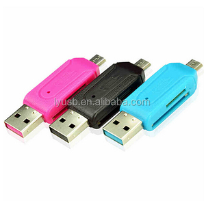 USBN USB 2 en 1 <span class=keywords><strong>lector</strong></span> <span class=keywords><strong>de</strong></span> tarjetas <span class=keywords><strong>de</strong></span> OTG Universal <span class=keywords><strong>Micro</strong></span> USB TF <span class=keywords><strong>lector</strong></span> <span class=keywords><strong>de</strong></span> tarjetas <span class=keywords><strong>SD</strong></span> para teléfono PC - Product Image 3