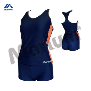Maillot de bain deux pièces conservateur ajouré pour femmes et jeunes filles, collection été 2017 - Product Image 1