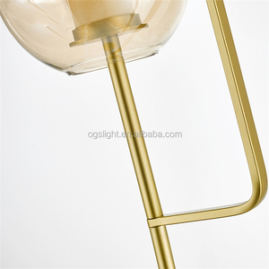 Americana decoración interior iluminación Industrial moderna antiguo vidrio sombra lámpara de pie <span class=keywords><strong>para</strong></span> el hogar - Product Image 2