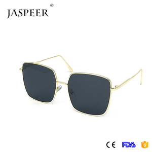 Jaspeer <span class=keywords><strong>Lunettes</strong></span> en métal gradient couleur polygone <span class=keywords><strong>vintage</strong></span> Surdimensionné <span class=keywords><strong>lunettes</strong></span> transparent plat miroir Carré <span class=keywords><strong>lunettes</strong></span> - Product Image 1