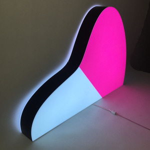 Pubblicità esterna mini 3d lettera acrilico led segni doppio lato piccola luce led lettere - Product Image 4