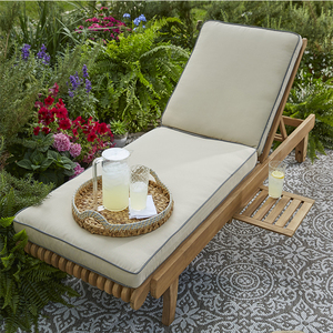 Groothandel Aangepaste Waterafstotend Outdoor/Indoor Chaise Lounge Zitkussen - Product Image 4