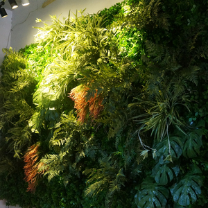 Plante murale en flanelle artificielle sur mesure, imperméable anti-uv, pour décoration de jardin d'hôtel ou de maison, feuilles de magnolia, plante verte, taille personnalisée - Product Image 3