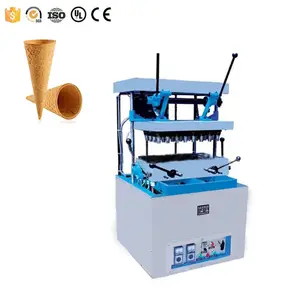 CE Certification Automatic Waffle Ice Cream Cone Making Machine Electric Waffle Cup Crispy Cone Maker