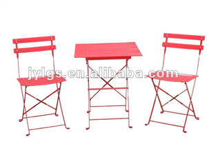 mesa plegable y una silla al aire libre de interior de plástico barato conjunto <span class=keywords><strong>bistro</strong></span> - Product Image 3
