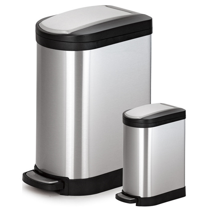 Dailyart Deluxe Pied En Acier Inoxydable Pédale Poubelle