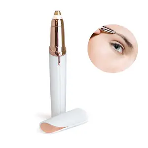 USB Sạc Không Đau Eye Brow Máy Cạo Lông Mini Shaper Dao Cạo Di Động Trên Khuôn Mặt Tóc Remover Điện Lông Mày Tông Đơ Bút Cho Phụ Nữ