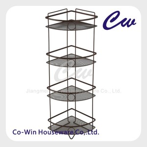 Torre de <span class=keywords><strong>Spa</strong></span> de 3 niveles resistente al óxido de Metal/estantes de almacenamiento de baño de pie libre para toallas, jabón, champú, loción, accesorios-3 - Product Image 6