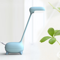 Lampe pour enfants au design mignon, lampe de nuit LED, lampe d'étude alimentée par batterie, lampe de lecture LED, lampe de bureau, lampe de chevet tactile à intensité variable
