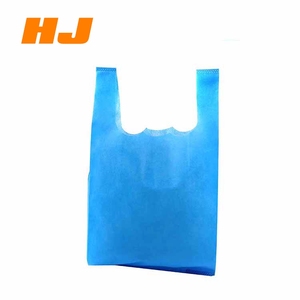 Giá Rẻ Tùy Chỉnh Thân Thiện Với Môi Tái Sử Dụng W Cắt Không Dệt Vest Bag Đối Với Mua Sắm - Product Image 2