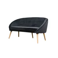 Yüksek kaliteli mobilya tasarım mobilya kanepeler Loveseats yatak odası kulübü ev Modern oturma odası siyah kanepe