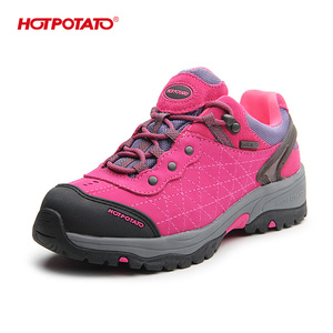 HOTPOTATO Chaussures de randonnée d'hiver pour femmes, personnalisées, en cuir véritable, avec semelle en caoutchouc, imperméables, semelle intermédiaire en EVA, doublure HYDROGUARD - Product Image 3