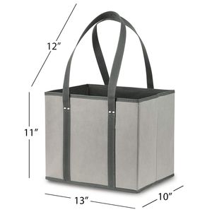 Ensemble de sacs d'épicerie réutilisables, sac fourre-tout durable et robuste, sac de boîte d'épicerie avec fond renforcé - Product Image 4