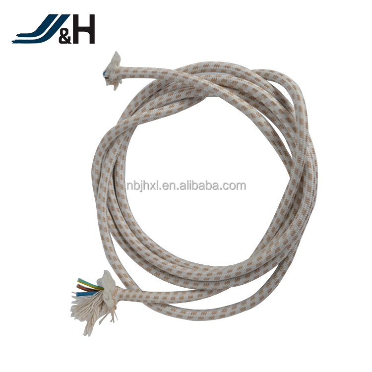 VDE RoHS Approuvé H03RT-H Coloré Textile Tressé Câble