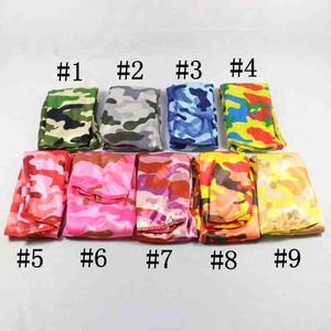 HZM-18125 הסוואה צבעוני פרימיום 360 גלי ארוך זנב משיי Durag כובע לגברים du-סמרטוט - Product Image 6