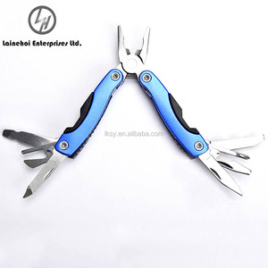 คีมมีดสแตนเลสอเนกประสงค์ขนาดกะทัดรัด LHY002ตะขอสีเงินสีฟ้ามีสไตล์แบบใหม่ - Product Image 2