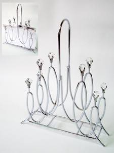 Support de livre en fil de métal incurvé gracieusement créatif - Product Image 3