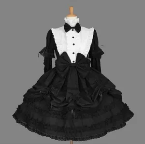 Groothandel Halloween Kostuums Lolita Japanse Meisje Cosplay Anime Dress Maid Cafe Kostuum