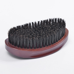 <span class=keywords><strong>Brosse</strong></span> à barbe ronde pour hommes, étiquette privée, confortable et bon marché, rasage pour cheveux, en bois, 360 vagues, livraison gratuite - Product Image 1