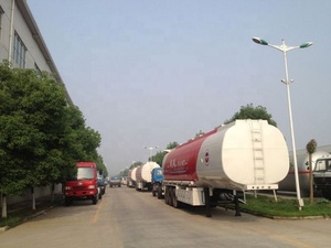 CLW รถพ่วงถังน้ำมันเชื้อเพลิงอลูมิเนียมการใช้ tanker <span class=keywords><strong>3</strong></span> เพลาสแตนเลสน้ำมัน tanker trailer - Product Image 4