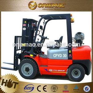 YTO marca 3 ton CPYD30 GLP <span class=keywords><strong>carretilla</strong></span> elevadora <span class=keywords><strong>toyota</strong></span> - Product Image 1