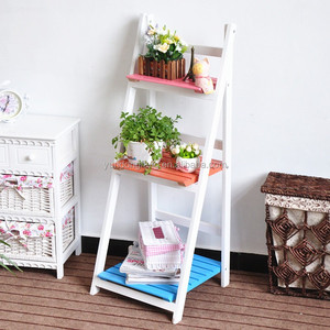 Kệ Trưng Bày Chậu Hoa Bằng Gỗ 3 Lớp Kệ Trưng Bày Chậu Hoa Dạng Đứng - Product Image 3