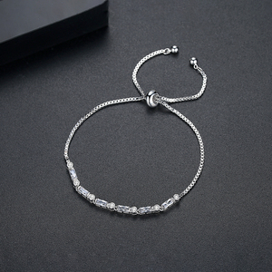 LUOTEEMI <span class=keywords><strong>Arcobaleno</strong></span> Zircone Delle Donne di Tennis Braccialetto Chain Fortunato di Fascino Ghiaccio CZ Stone Bracciale A Catena Per Le Ragazze - Product Image 6