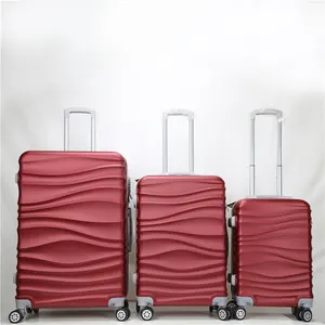 行李箱3 pcs行李箱套装热卖彩色ABS女士行李箱礼品盒时尚化妆旅行箱外置
