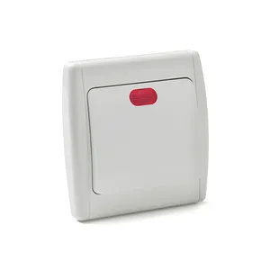 OUCHI-fuente de alimentación de pared, placa de interruptor eléctrico, tipo europeo, 250V, 10A