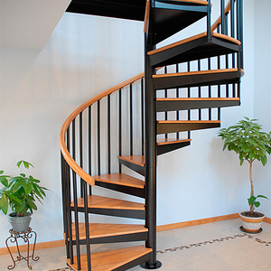 Modern and Fashion indoor spiral stair staircase for small place winding stair