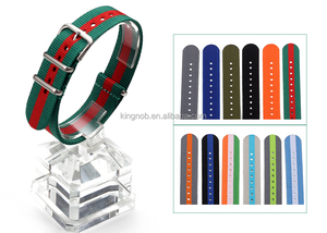 18 mm 20 mm 22 mm Nylon montre bande en acier inoxydable pré v montre boucle <span class=keywords><strong>Nato</strong></span> <span class=keywords><strong>bracelet</strong></span> - Product Image 2