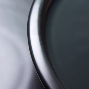 Vaisselle en céramique moderne et simple, écologique, assiettes <span class=keywords><strong>noires</strong></span> émaillées, finition mate, en stock pour utilisation en restaurant, vente de liquidation, occasion - Product Image 4