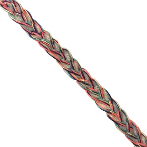 Vintage <span class=keywords><strong>Fancy</strong></span> Fashion Lurex Twisted Braided Ribbon <span class=keywords><strong>Trim</strong></span> Cho Rèm - Product Image 1