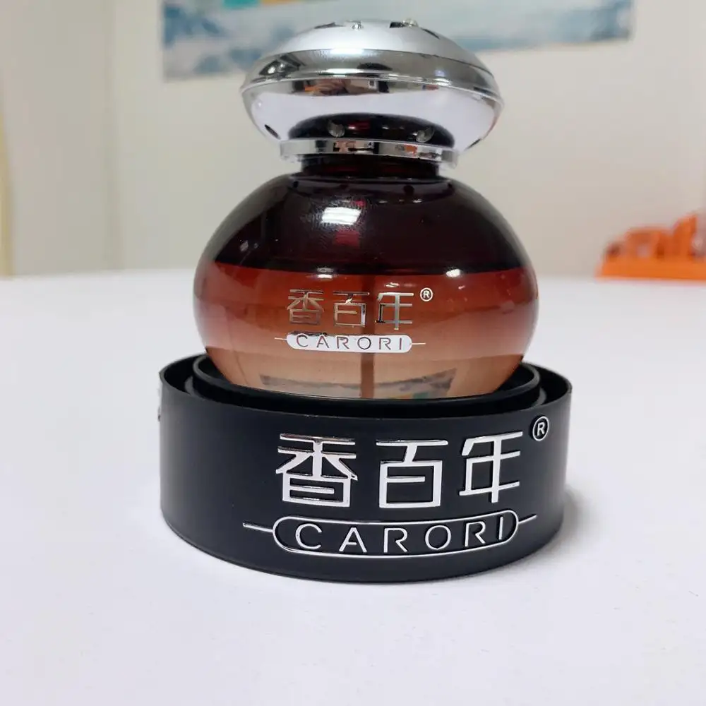 Amazon sıcak satış cam şişe 5 jel koku Dashboard araba parfüm 2019