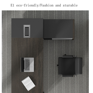<strong>L</strong> <strong>shape</strong> <strong>office</strong> <strong>table</strong> furniture fashional modern <strong>office</strong> desk for boss desk top:mdf/ other part:mfc hm - Product Image 4