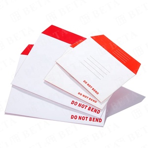 Phong Bì Tùy Chỉnh Hoàn Toàn Tái Chế Các Tông Màu Đỏ Và Trắng Cứng Kraft Giấy Phong Bì <span class=keywords><strong>Mailer</strong></span> Với LOGO Để Gửi Thư - Product Image 1