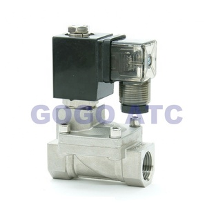 SPX-10/15สแตนเลสคุณภาพสูง3/8 1/2นิ้ว Orifice 15มม. 16บาร์ปกติปิดก๊าซ, โซลินอยด์วาล์วน้ำ, ซีล NBR คุณภาพสูง - Product Image 2