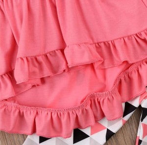 Abito intero a maniche lunghe a campana per San Valentino per ragazze, <span class=keywords><strong>pantaloni</strong></span> lunghi con motivo a cuore, <span class=keywords><strong>pantaloni</strong></span> <span class=keywords><strong>rossi</strong></span> per ragazze - Product Image 5