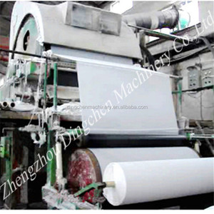 Automatische toiletpapiermachine productielijn 3 ton per dag 1092mm tissuepapiermachine - Product Image 2