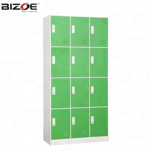 Armario Metálico Desarmable de Diseño Moderno BIZOE, Armario de Acero Plegable de 12 Puertas para Dormitorio, Cocina, Exterior y Hotel - Product Image 5