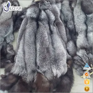 中国サプライヤー天然真の銀フォックス毛皮の卸売狐毛皮の皮